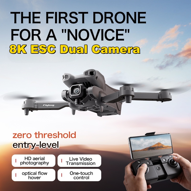 8K ESC Dual Camera Drone Optic - đánh giá và giá Drone Camera 4K