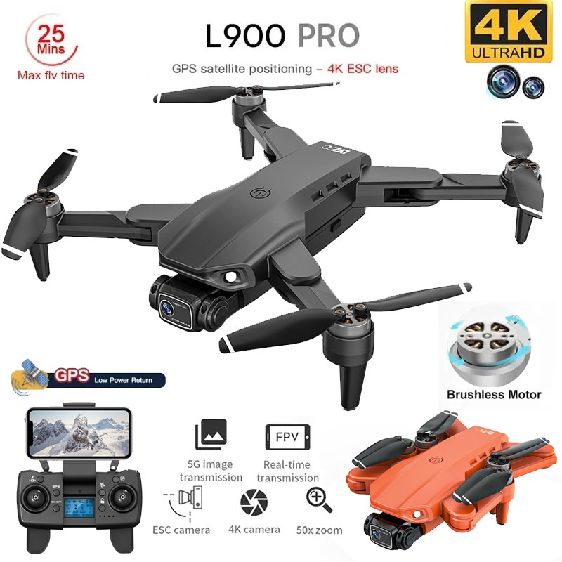 L900 Pro GPS Drone 4K Professi - đánh giá và giá Drone Camera Hd